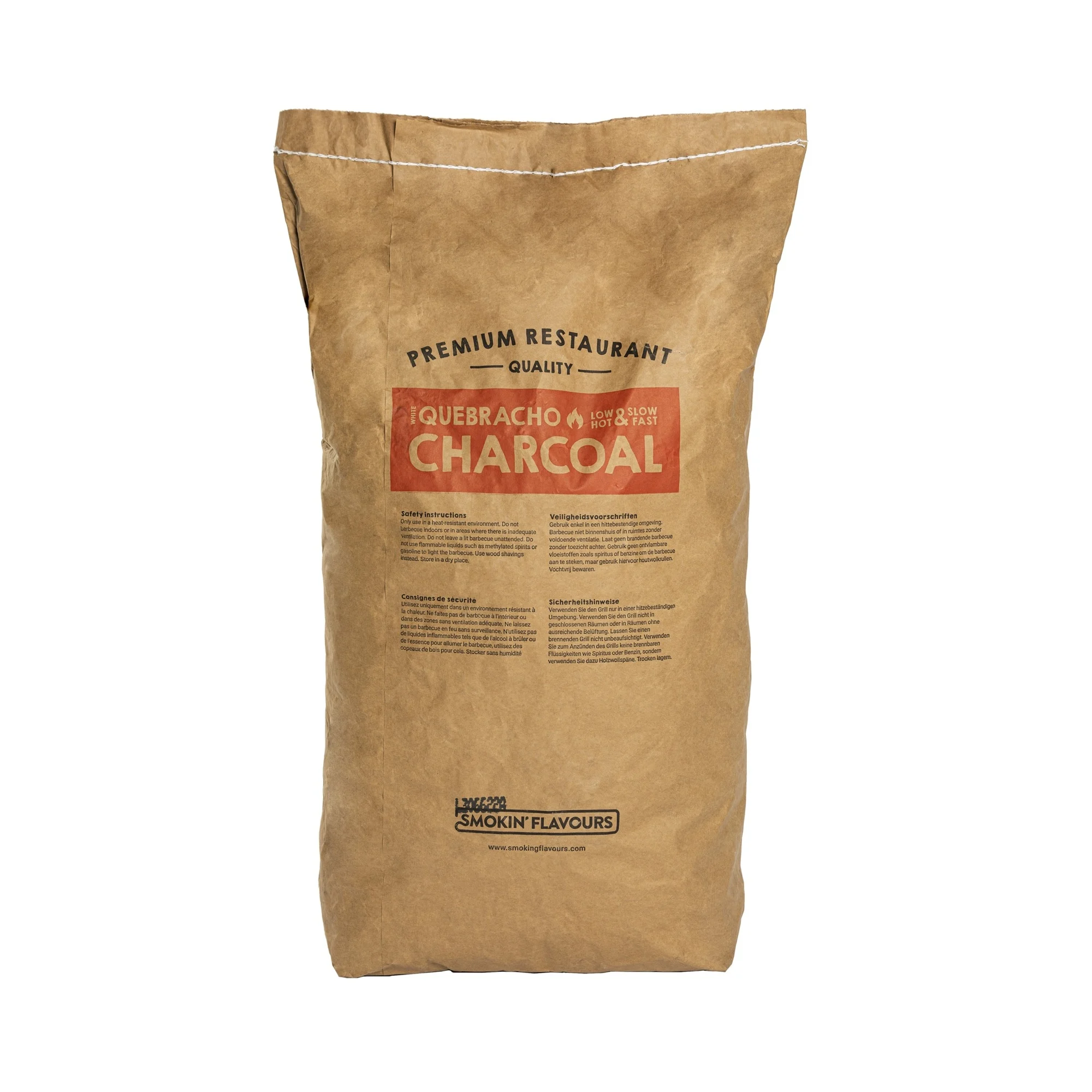 Smokin’ Flavours Quebracho Houtskool 10 kg 2